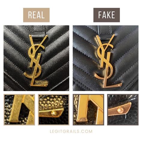 yves saint laurent ohrringe fake|how to spot a fake ysl bag.